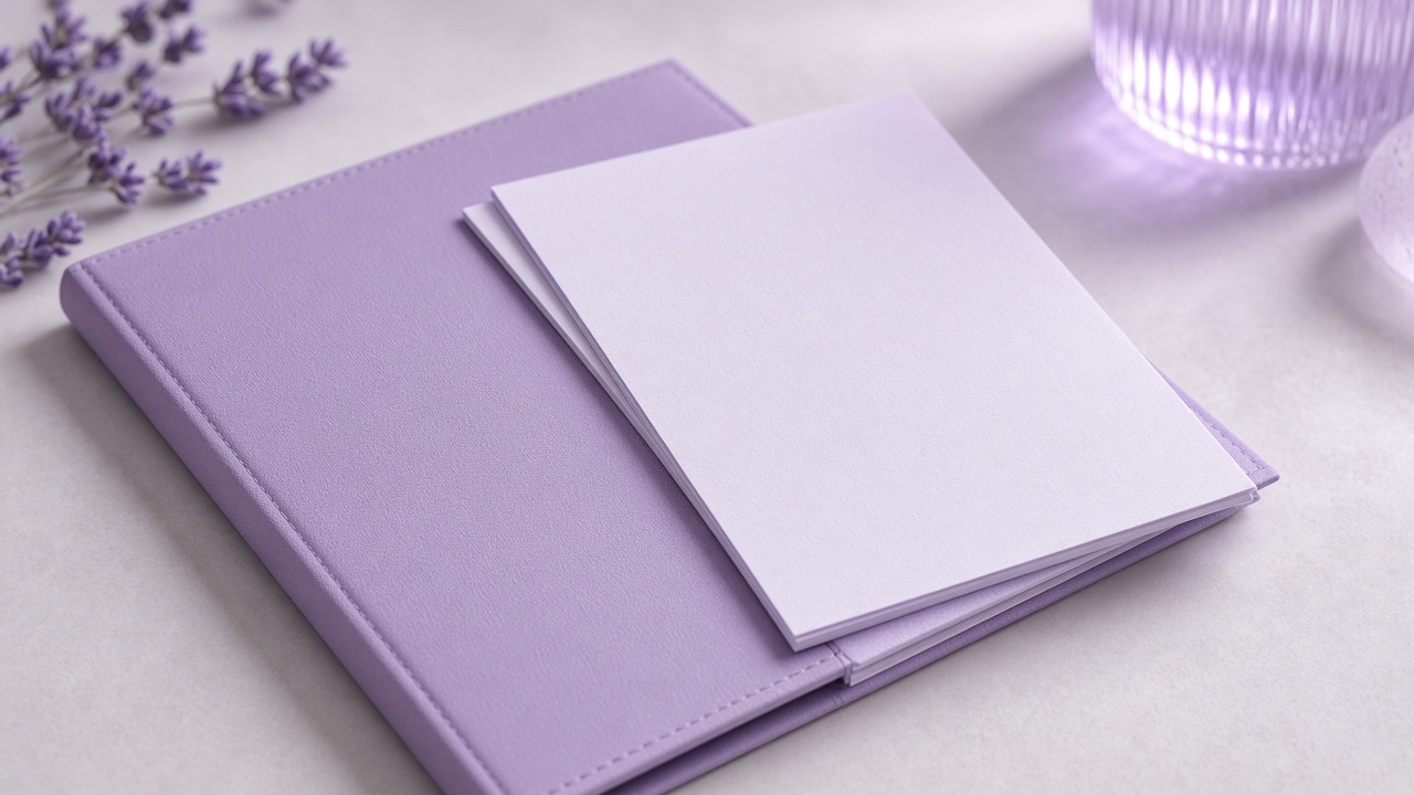 A folder of documents